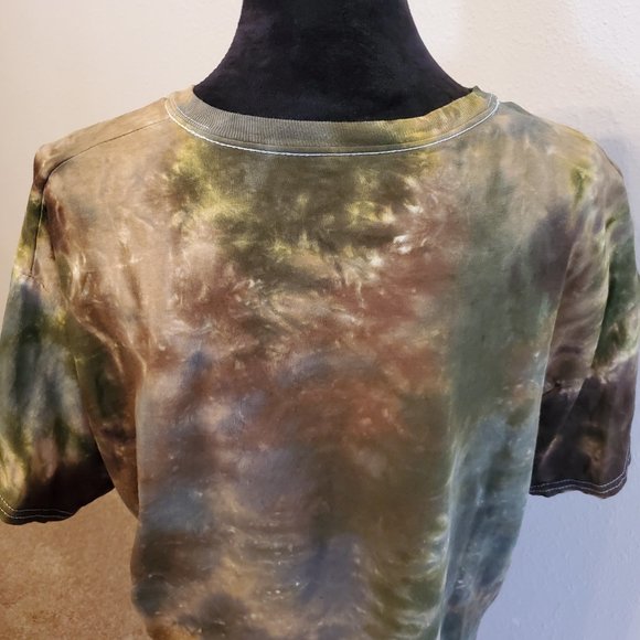 Camouflage Tie Dye short sleeve T-shirt size XL 100% cotton. - Picture 5 of 11